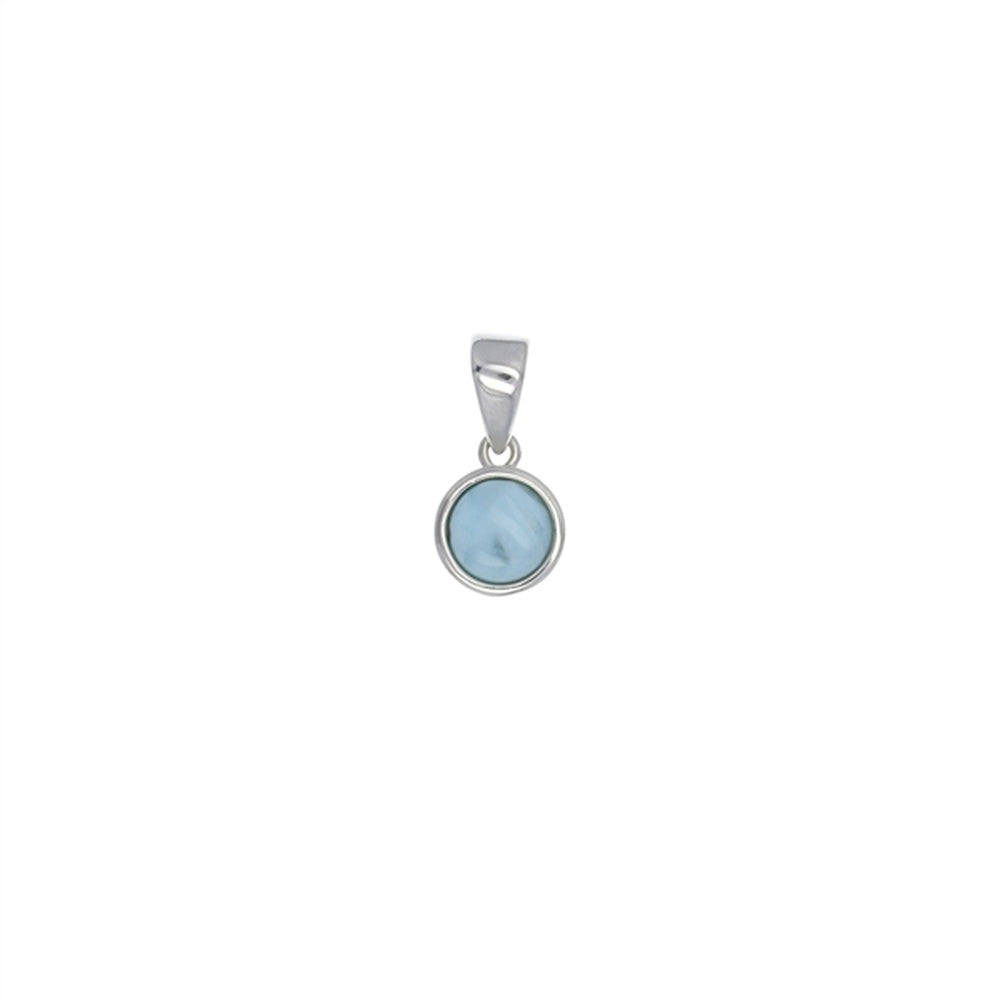 925 Sterling  Silver Larimar Frog Pendant  3.82 gm