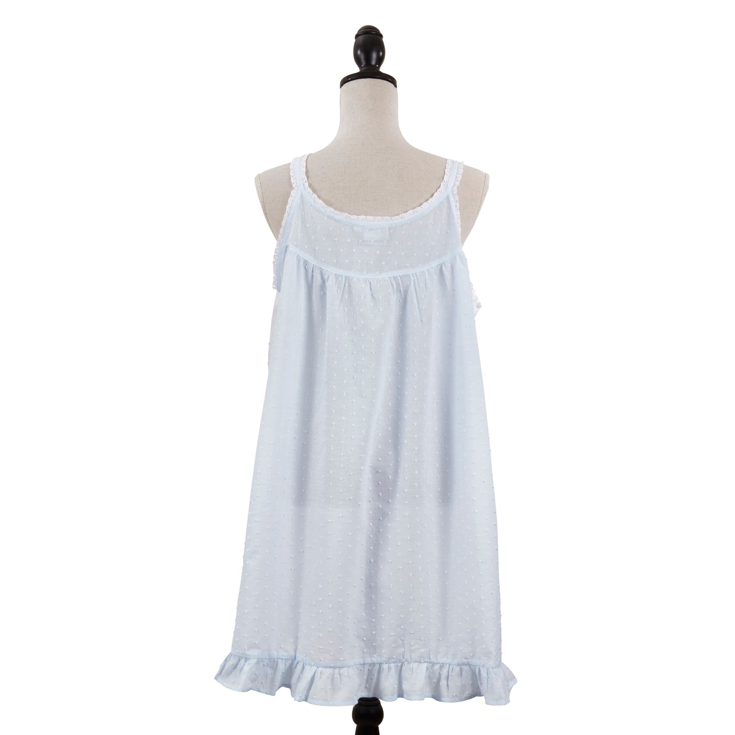 Taleen White 100% Cotton Embroidered Nightgown Nightdress in Various Colors