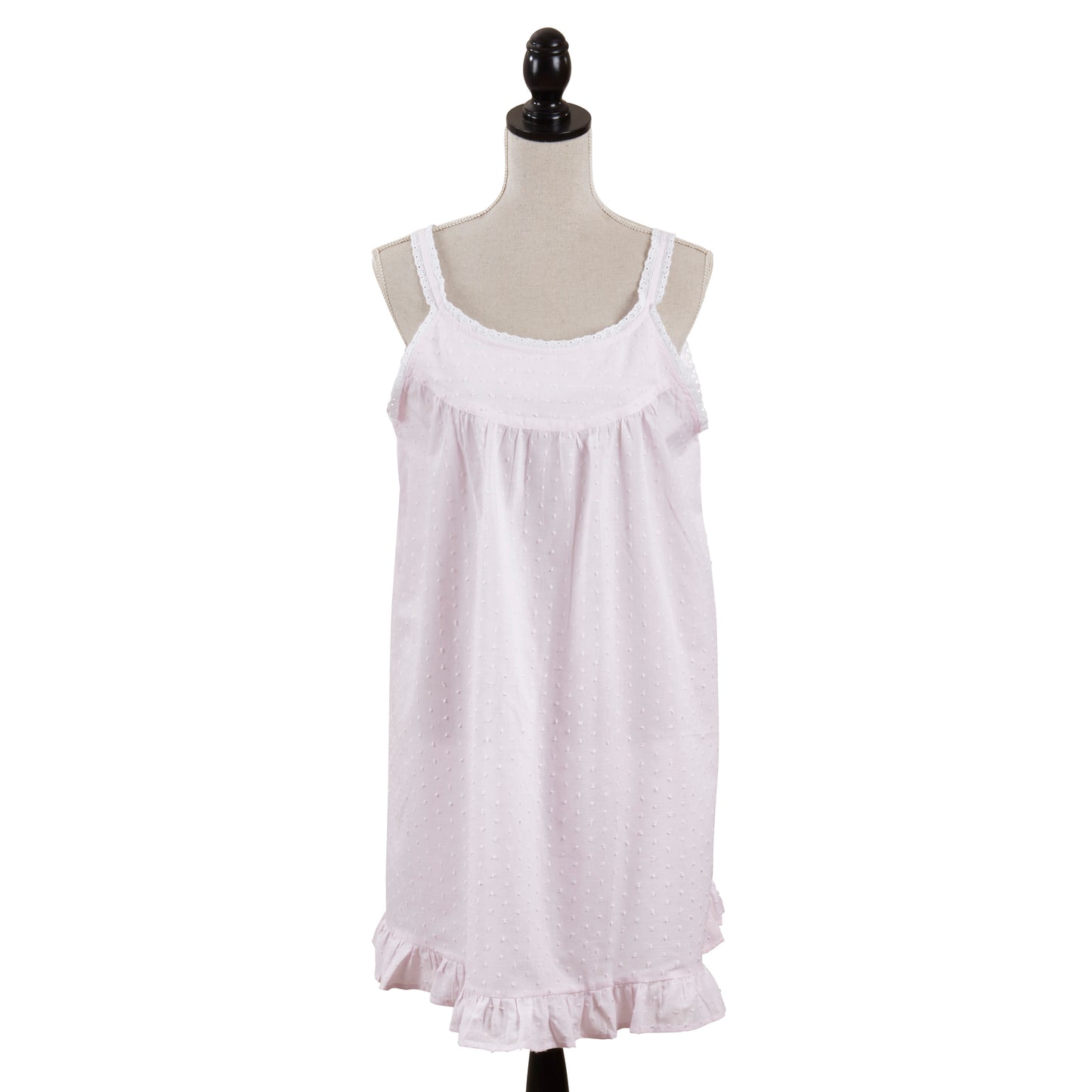 Taleen White 100% Cotton Embroidered Nightgown Nightdress in Various Colors