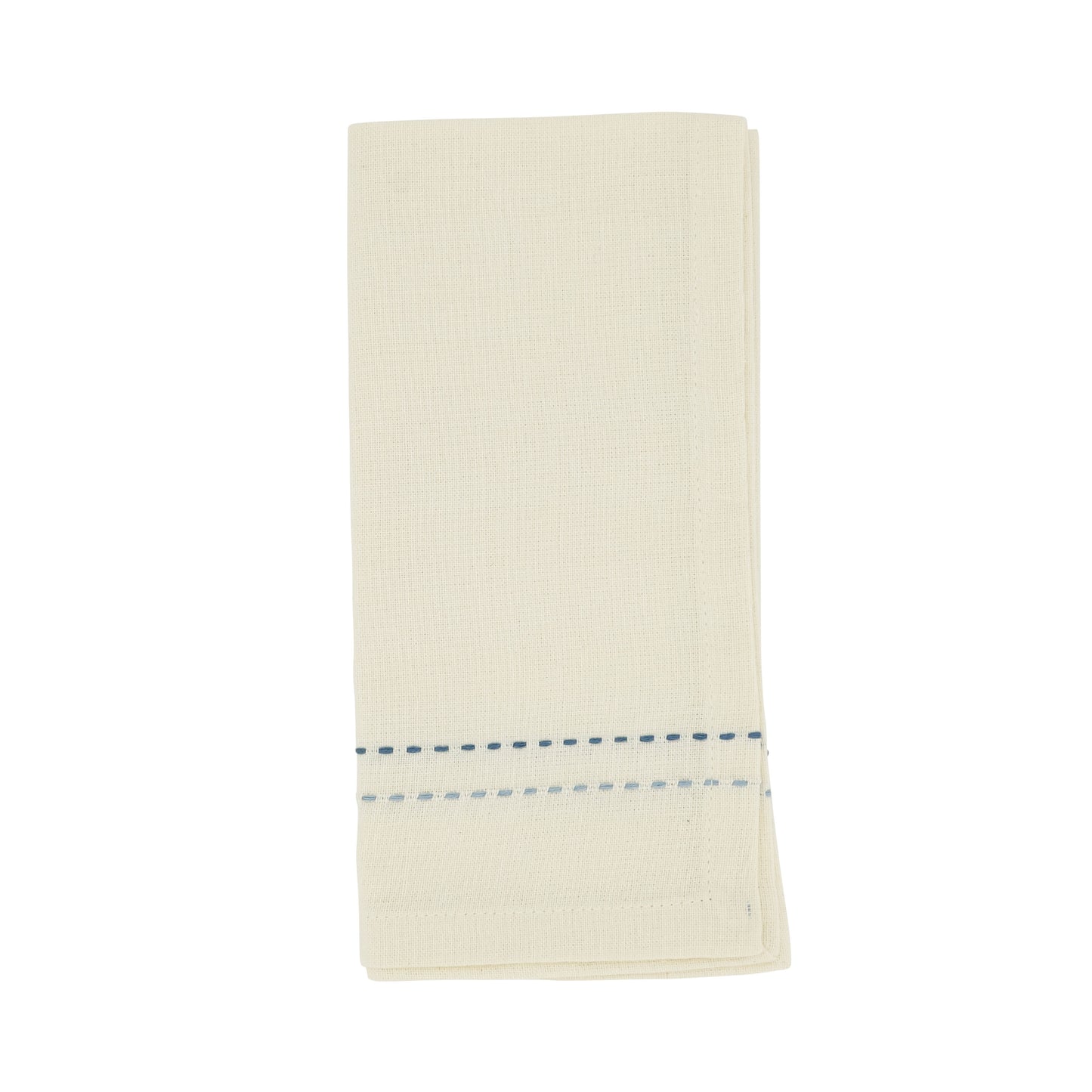 Blue Striped Dobby Napkins 100% cotton, 18 Inch Square (4 pcs.)