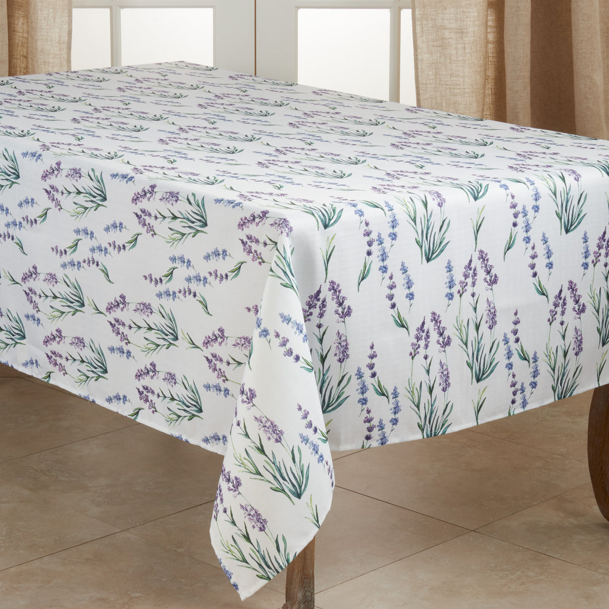Lavender  Lavender Tablecloth  100% Polyester