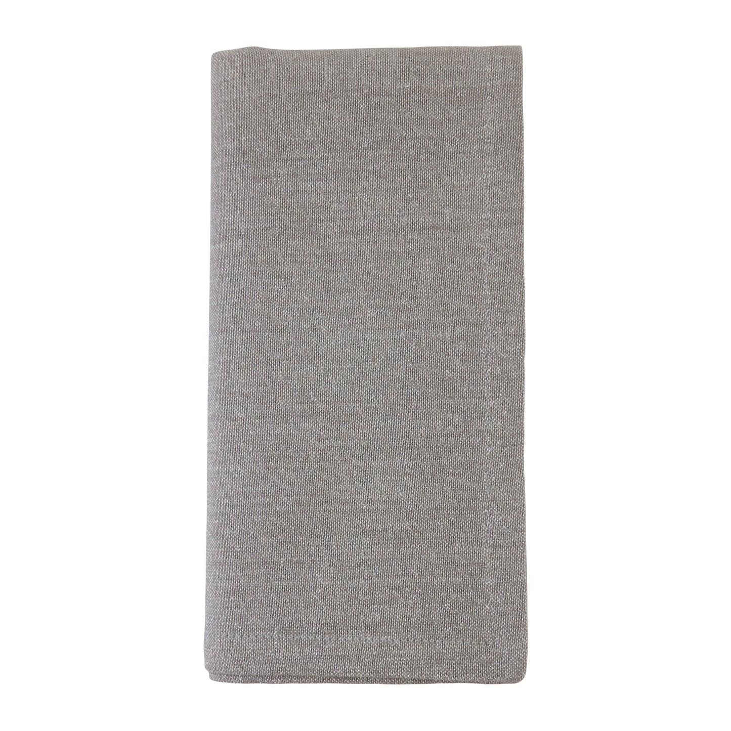 Silver Shimmer Napkins 80% cotton - 20% metallic, 18 Inch Square (4 pcs.)