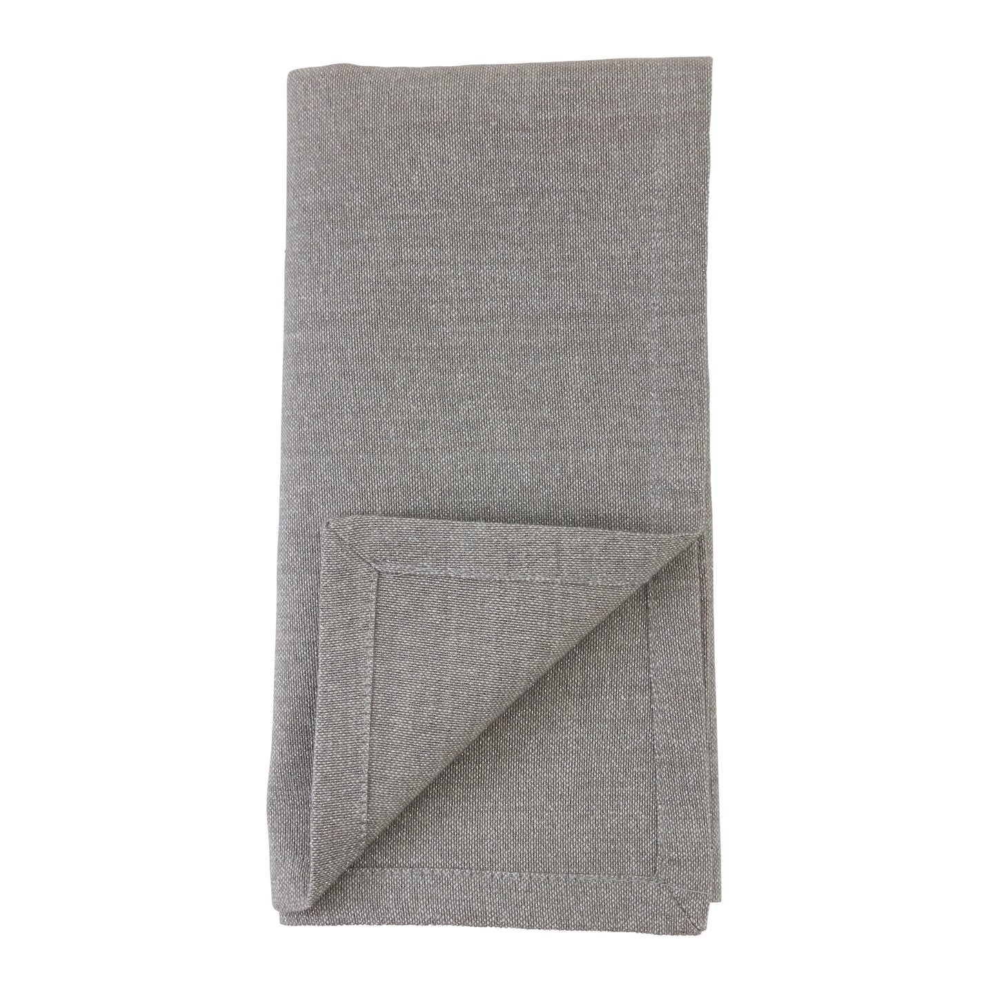 Silver Shimmer Napkins 80% cotton - 20% metallic, 18 Inch Square (4 pcs.)