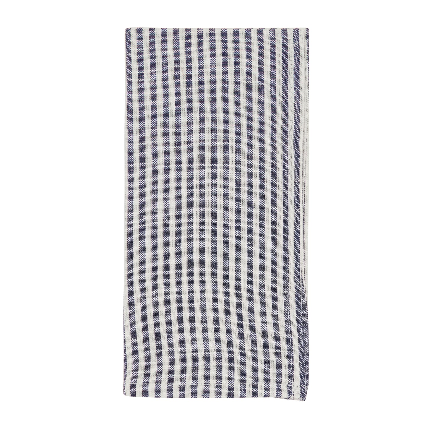 Navy Blue Striped Design Napkins 70% viscose - 30% linen, 20 Inch Square (4 pcs.)