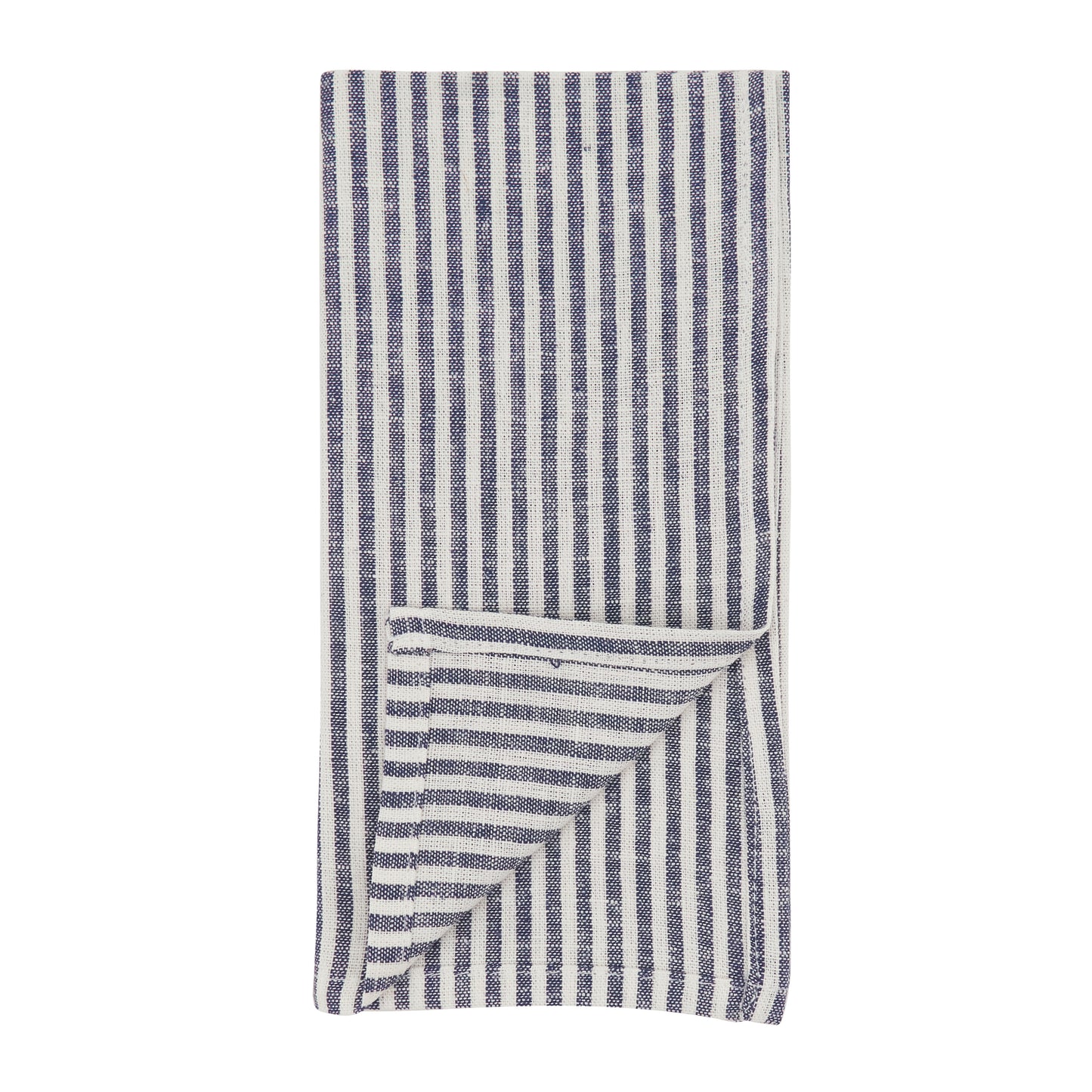 Navy Blue Striped Design Napkins 70% viscose - 30% linen, 20 Inch Square (4 pcs.)