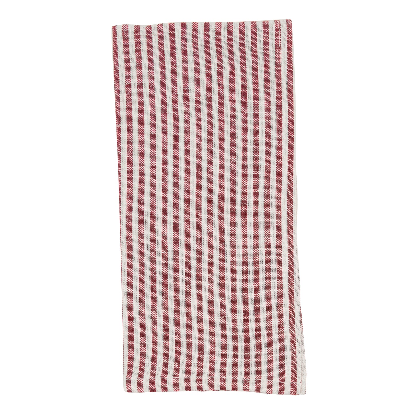 Red Striped Design Napkins 70% viscose - 30% linen, 20 Inch Square (4 pcs.)