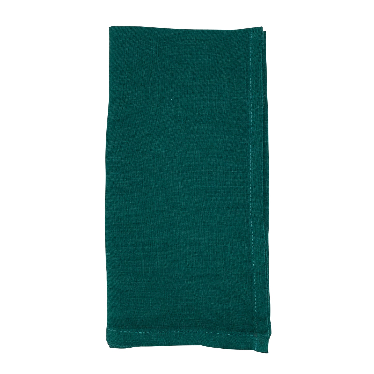 Jasper Green Linen Napkins 55% linen - 45% cotton, 20 Inch Square (4 pcs.)