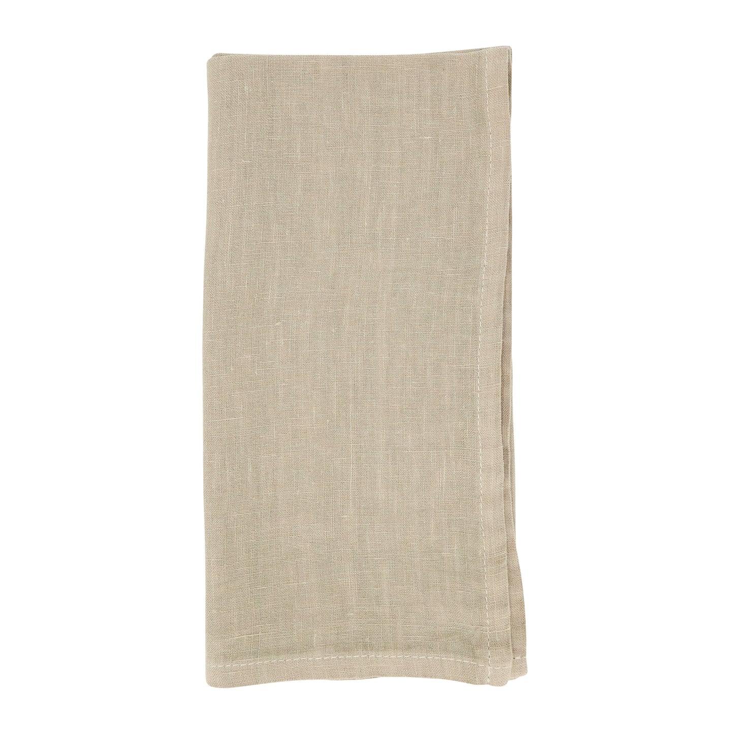 Natural Linen Napkins 55% linen - 45% cotton, 20 Inch Square (4 pcs.)