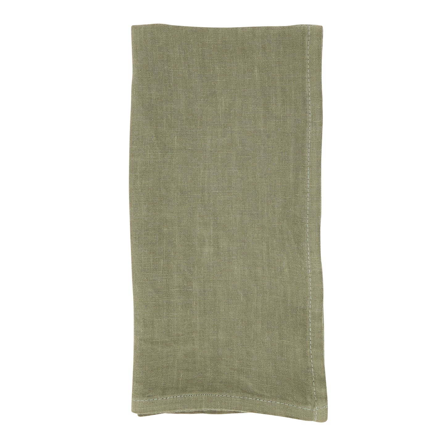 Olive Linen Napkins 55% linen - 45% cotton, 20 Inch Square (4 pcs.)