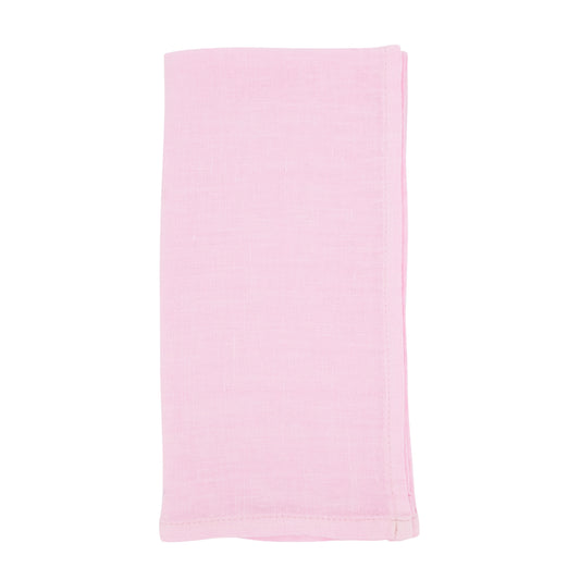 Pink Linen Napkins 55% linen - 45% cotton, 20 Inch Square (4 pcs.)