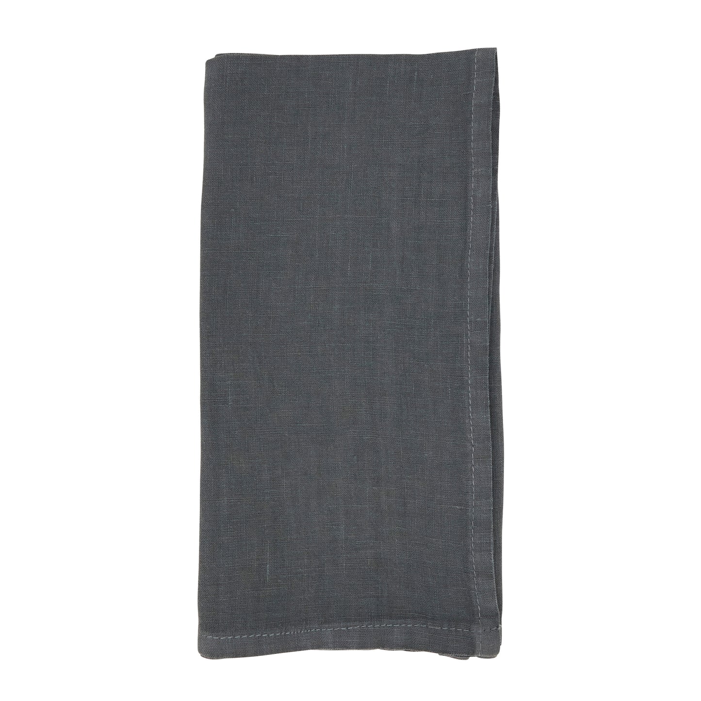 Slate Linen Napkins 55% linen - 45% cotton, 20 Inch Square (4 pcs.)