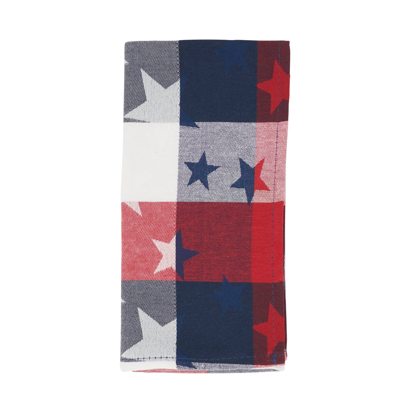 Multi Americana Checkered Napkins 56% cotton - 44% polyester, 20 Inch Square (4 pcs.)