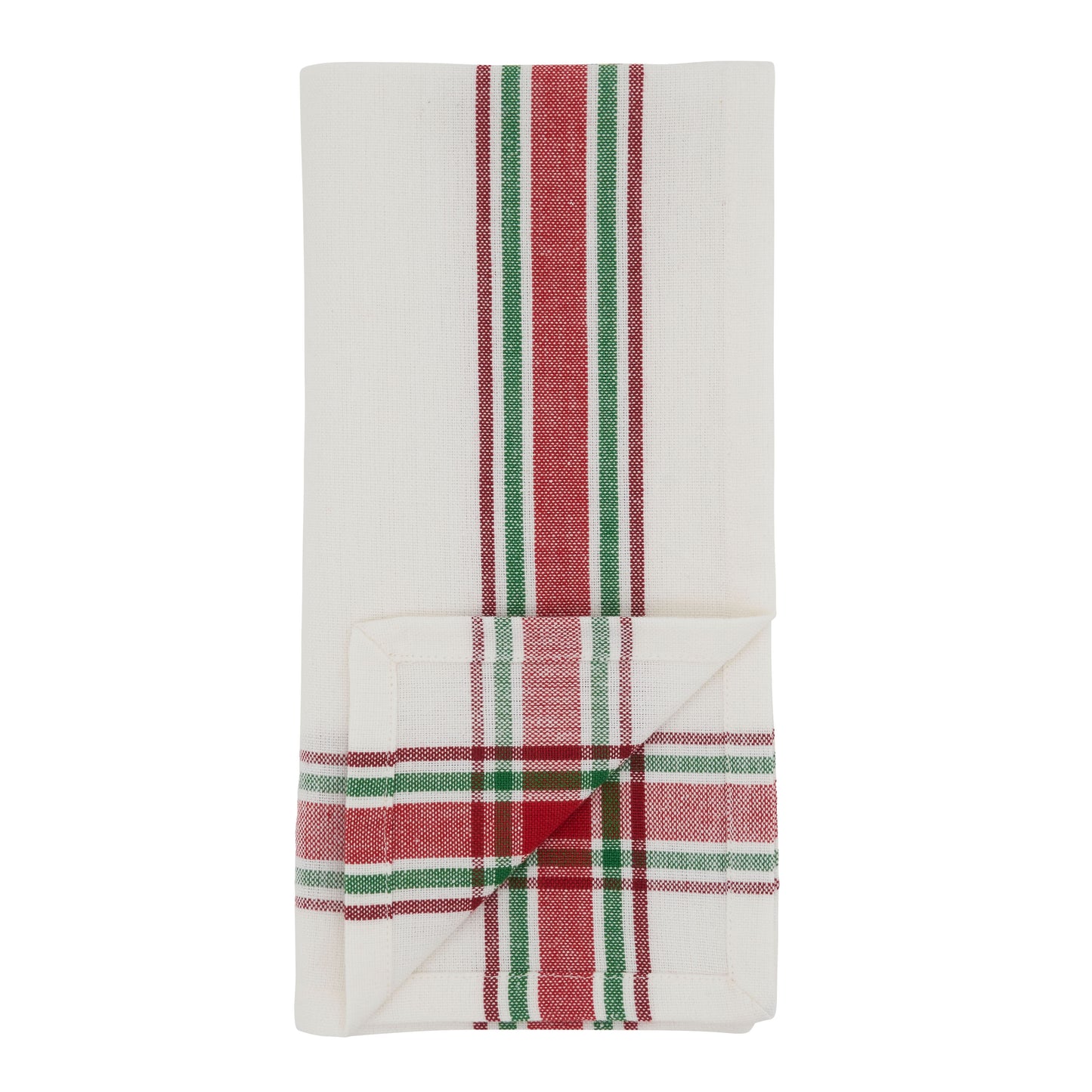 Red/Green Plaid Napkins 100% cotton, 20 Inch Square (4 pcs.)