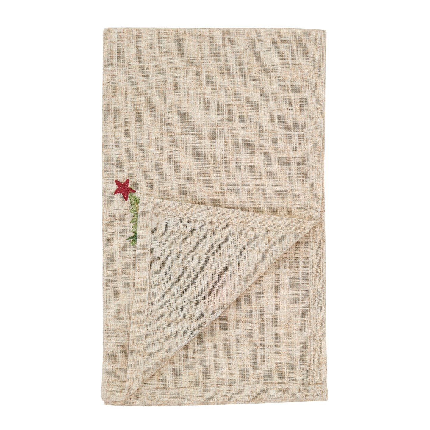 Natural Christmas Tree Napkins 100% polyester, 20 Inch Square (4 pcs.)