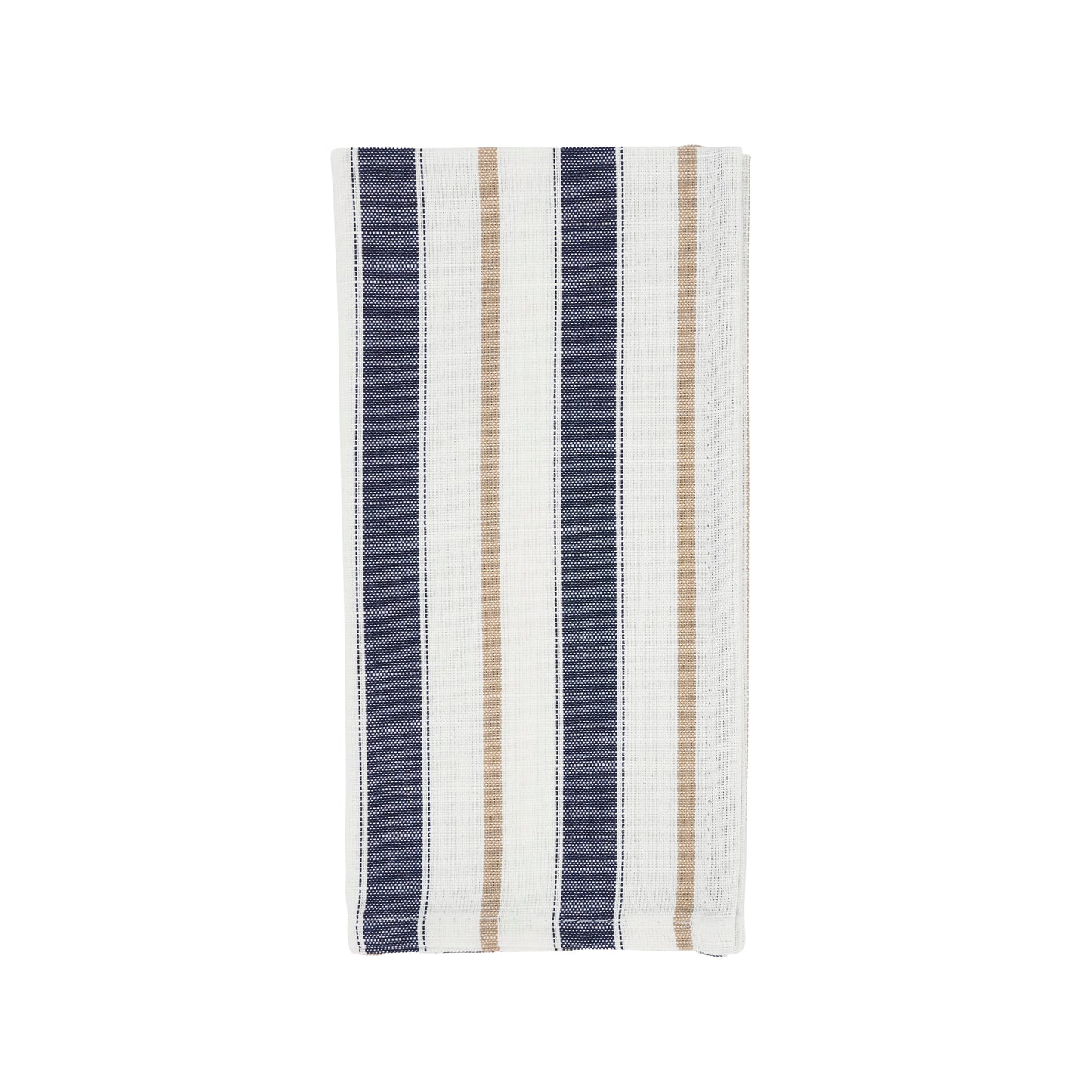 Blue Striped Napkins 100% POLYESTER, 20 Inch Square (4 pcs.)