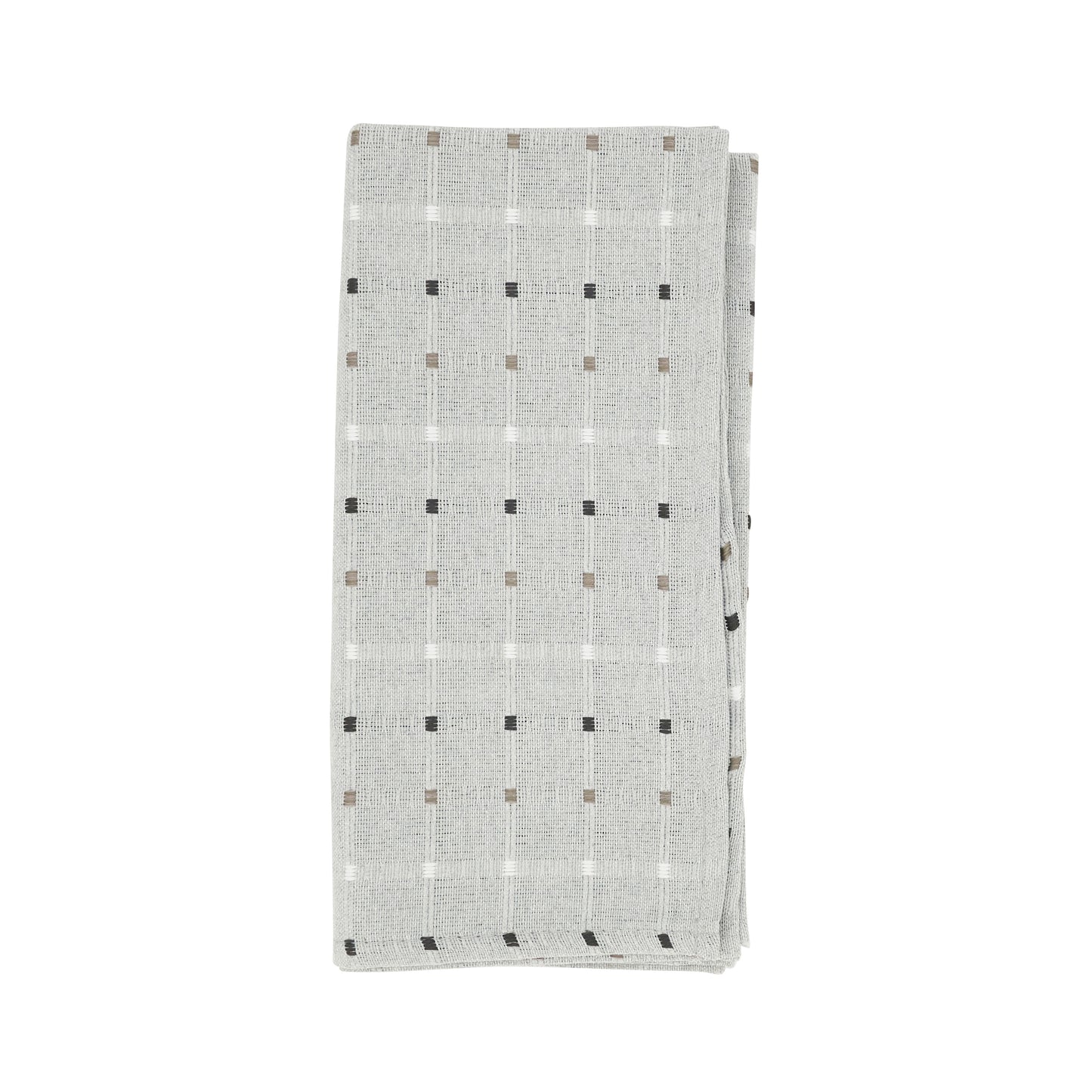 Grey Stitched Line Napkins 56% cotton - 44% polyester, 20 Inch Square (4 pcs.)