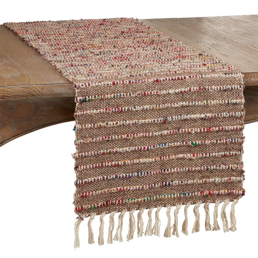 Everyday / All Season Multi Corded Table Runner, 100% cotton