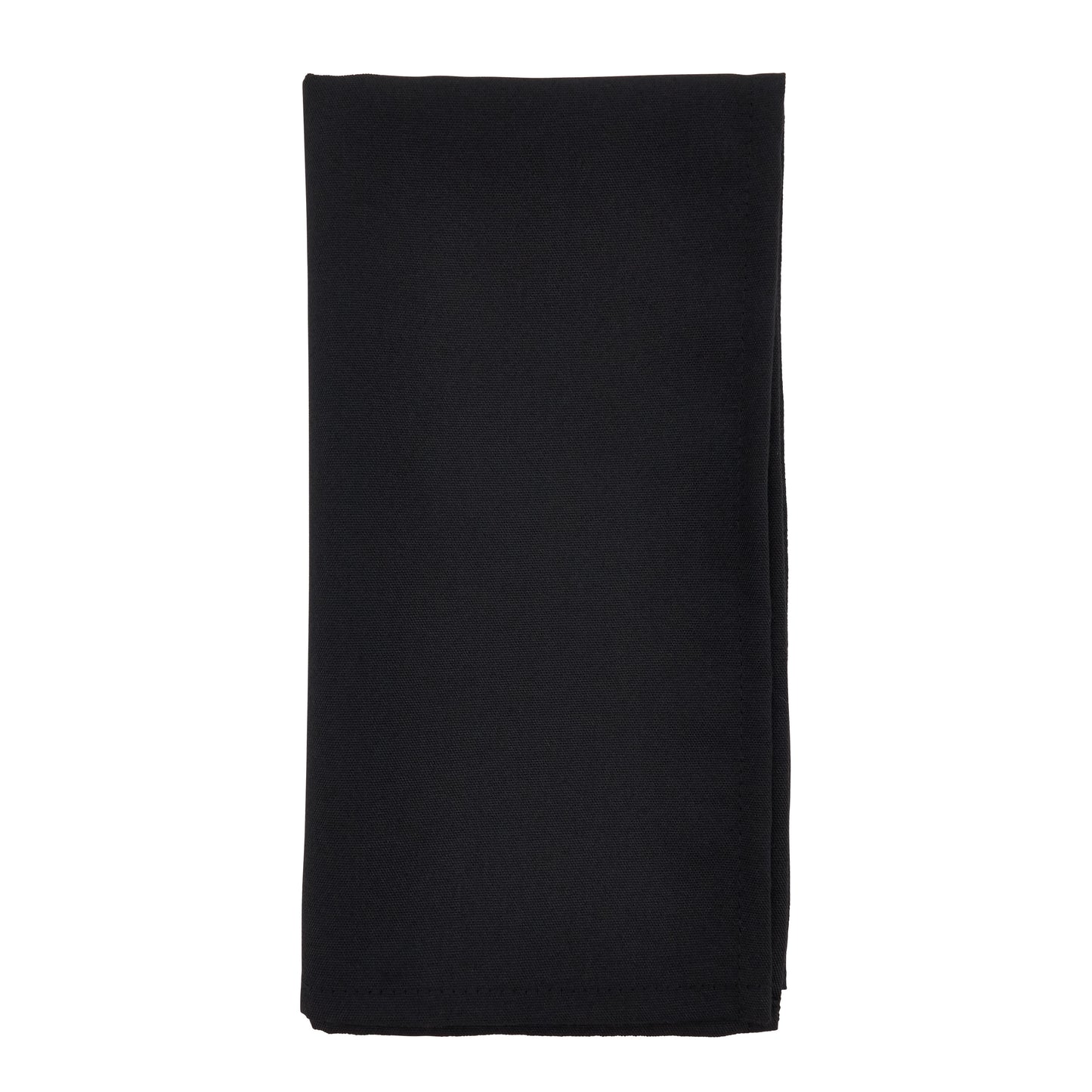 Black Everyday Design Napkins 100% polyester, 20 Inch Square (12 pcs.)