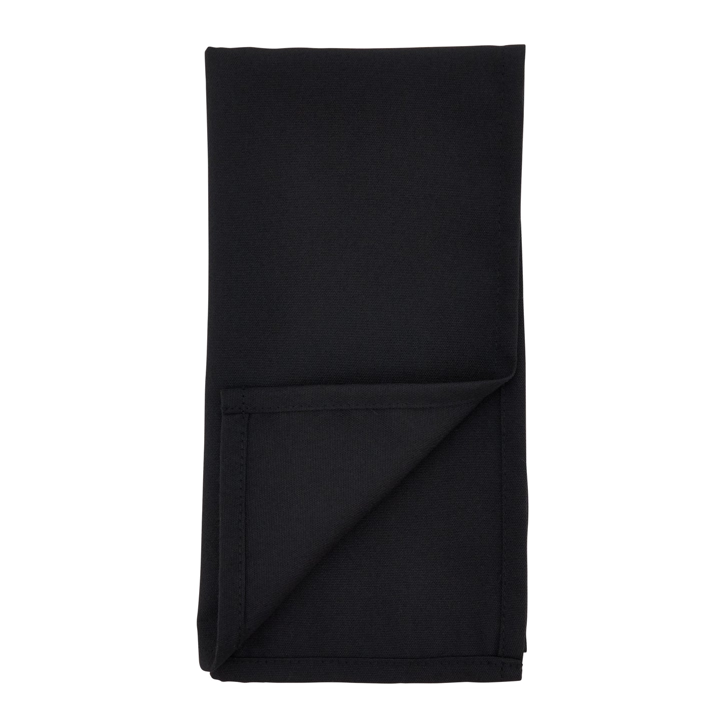Black Everyday Design Napkins 100% polyester, 20 Inch Square (12 pcs.)