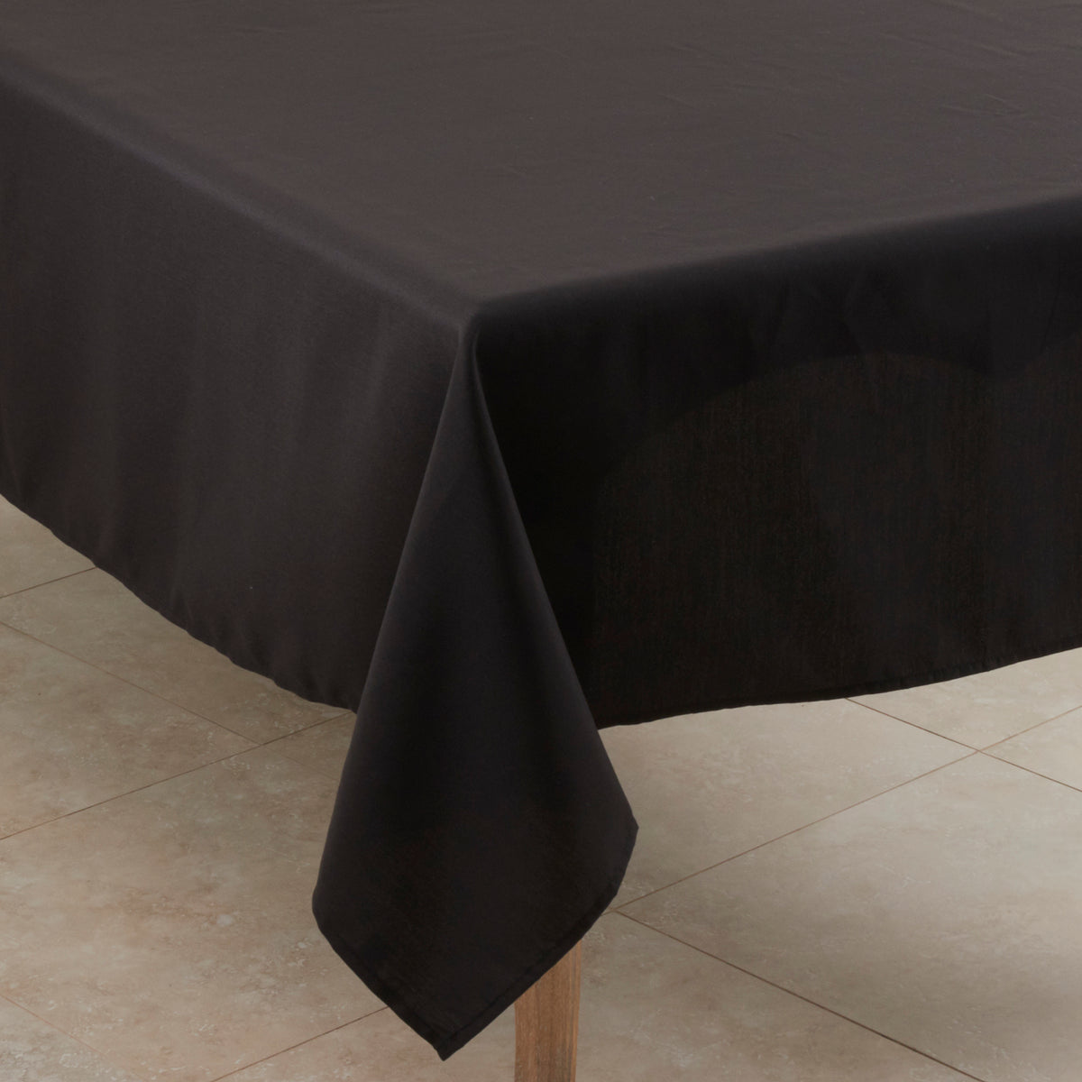 Black  Everyday Design Tablecloth  100% polyester