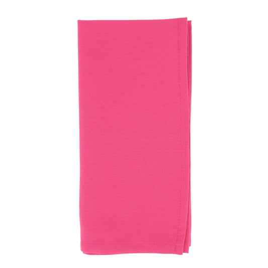 Fuchsia Everyday Design Napkins 100% polyester, 20 Inch Square (12 pcs.)