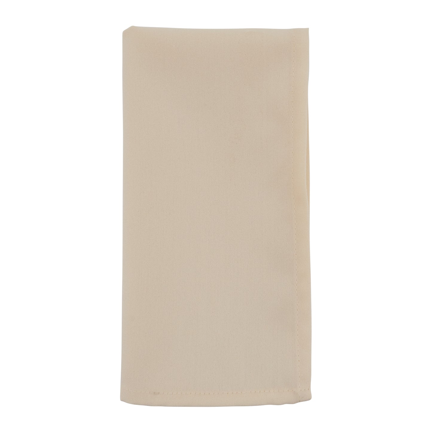 Ivory Everyday Design Napkins 100% polyester, 20 Inch Square (12 pcs.)