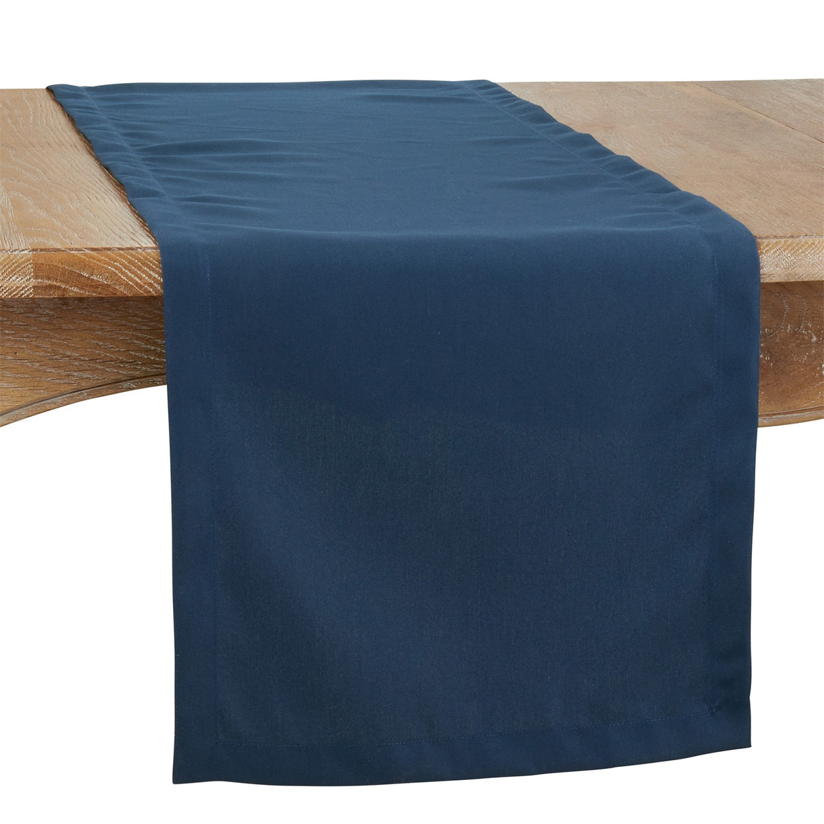 Everyday / All Season Navy Blue Everyday Design Table Runner, 100% Polyester