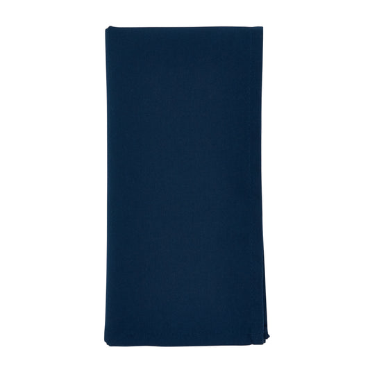 Navy Blue Everyday Design Napkins 100% polyester, 20 Inch Square (12 pcs.)