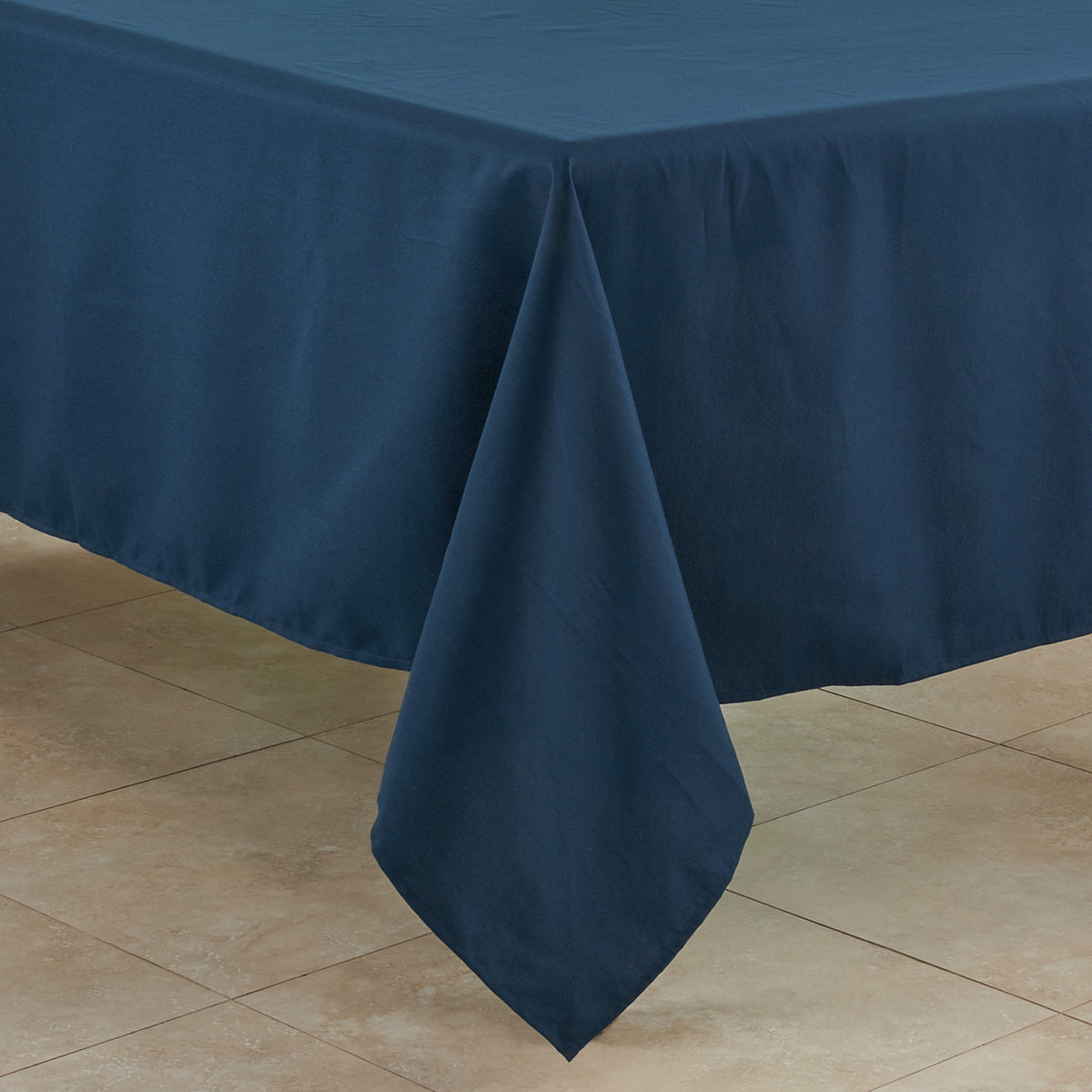 Navy Blue  Everyday Design Tablecloth  100% polyester