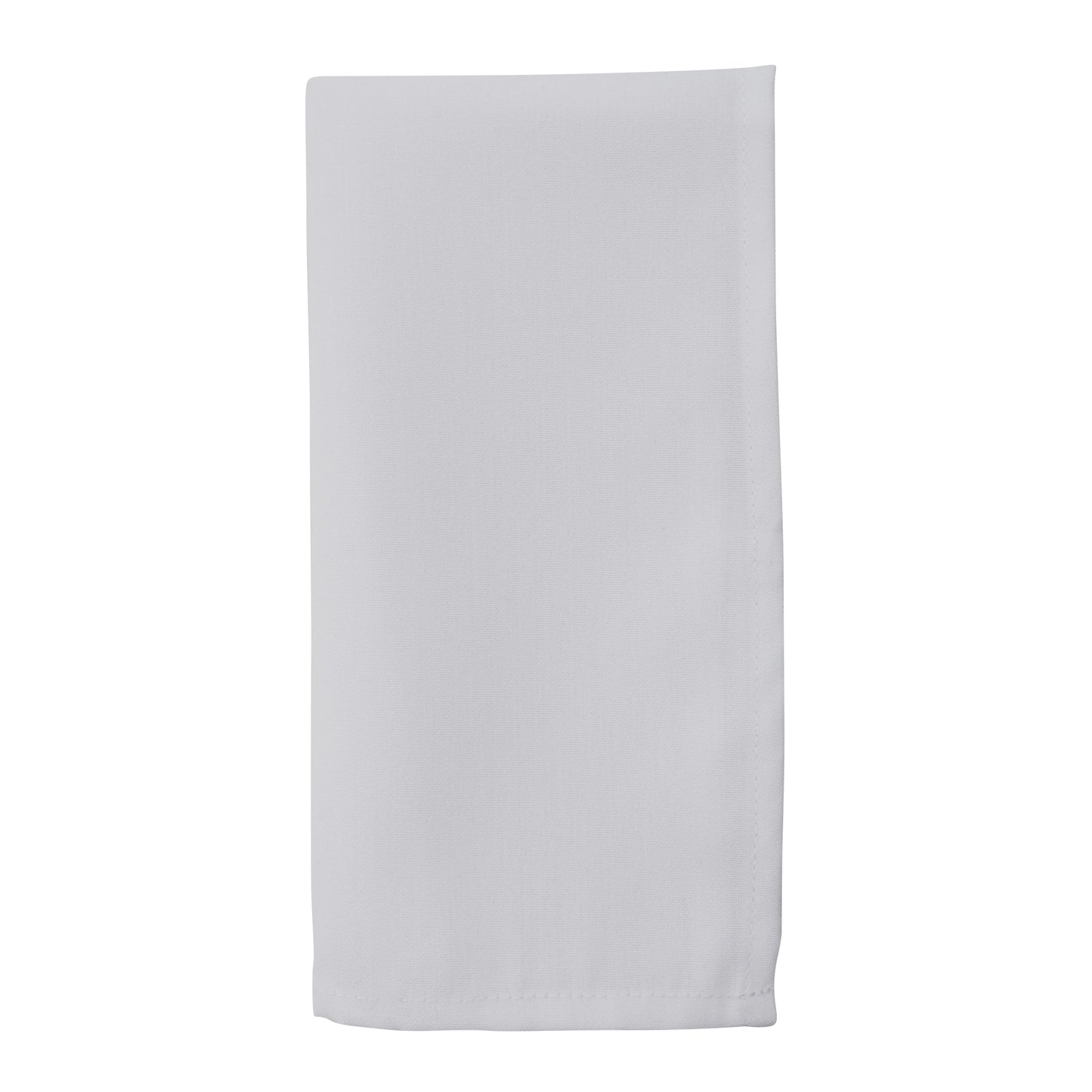 White Everyday Design Napkins 100% polyester, 20 Inch Square (12 pcs.)