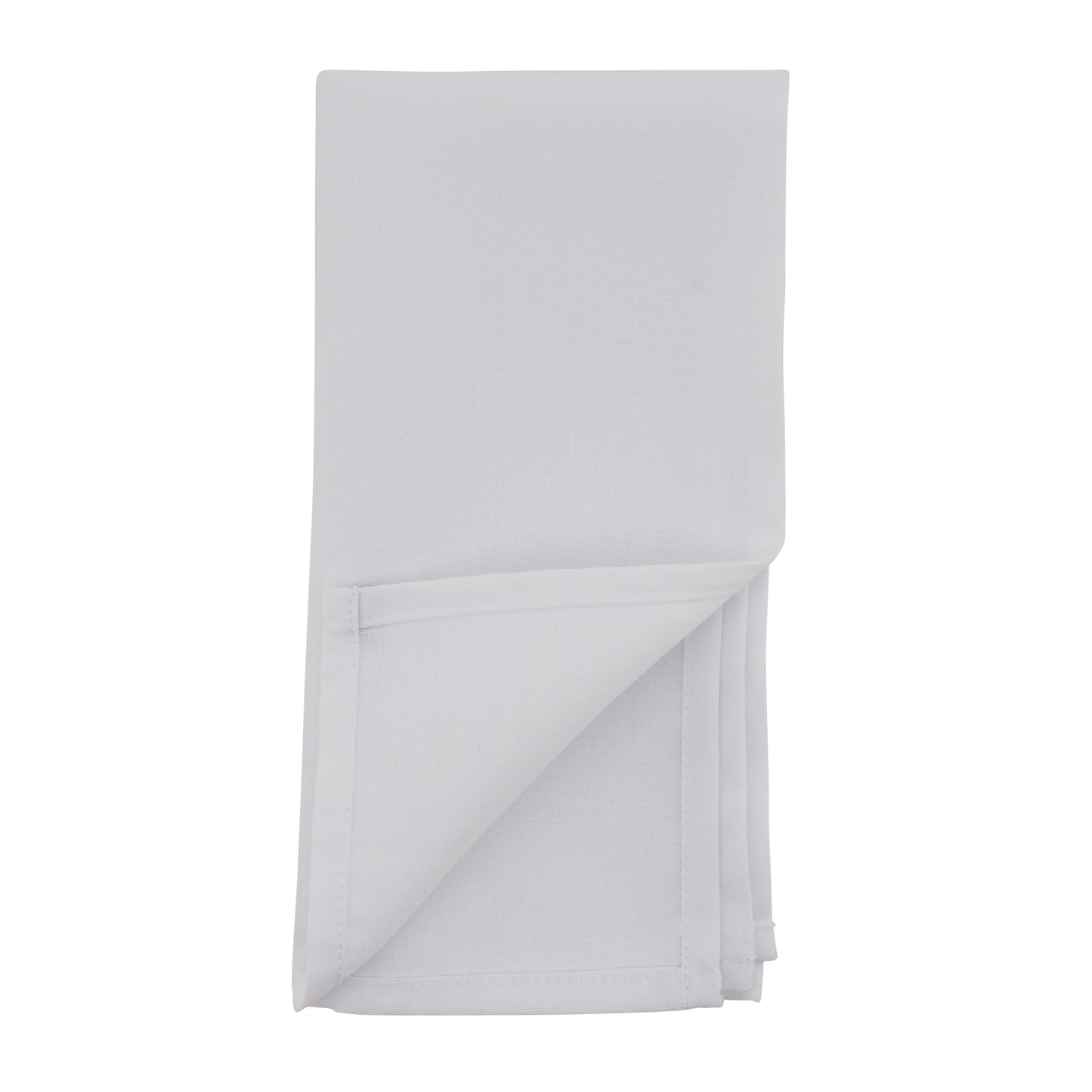 White Everyday Design Napkins 100% polyester, 20 Inch Square (12 pcs.)