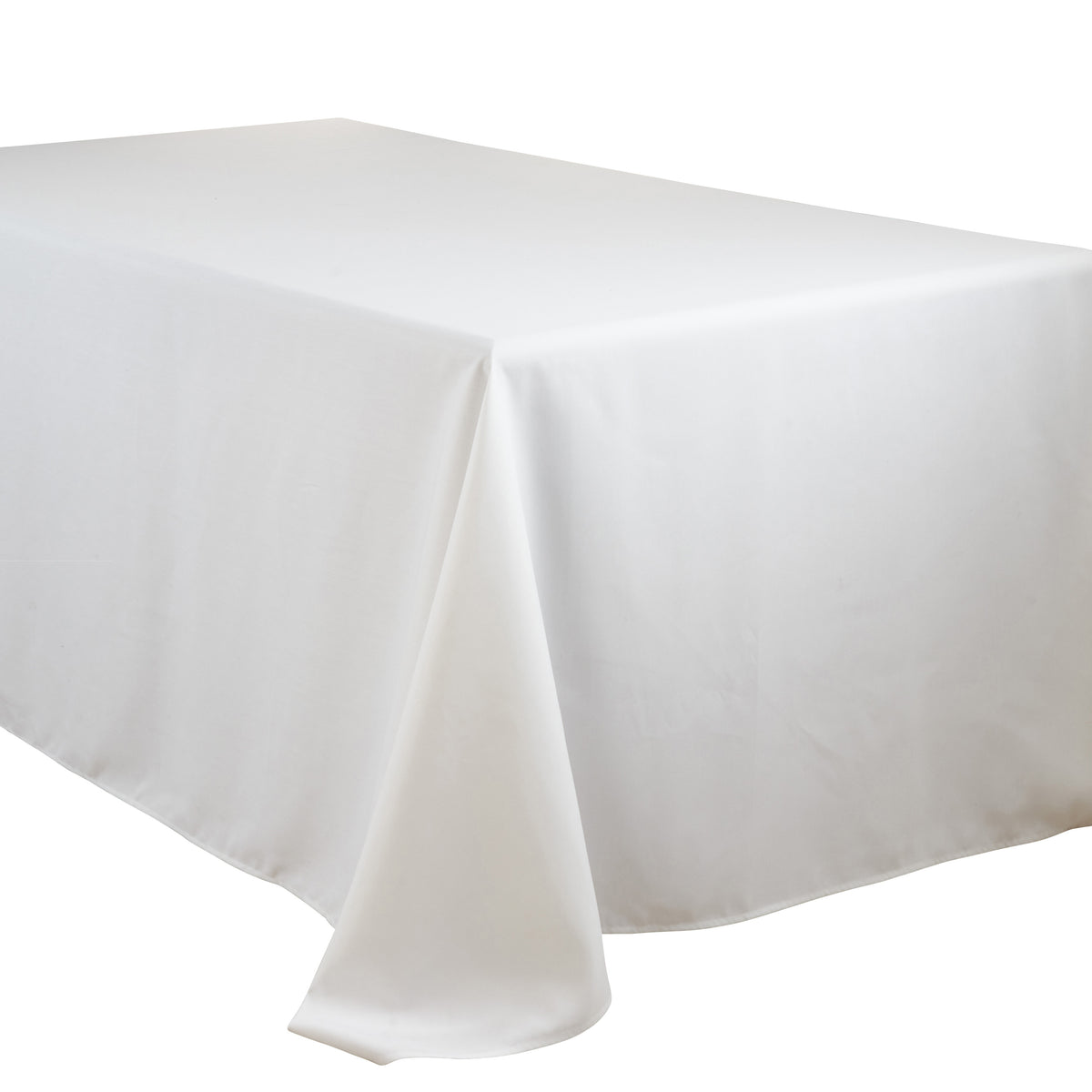 White  Everyday Design Tablecloth  100% polyester