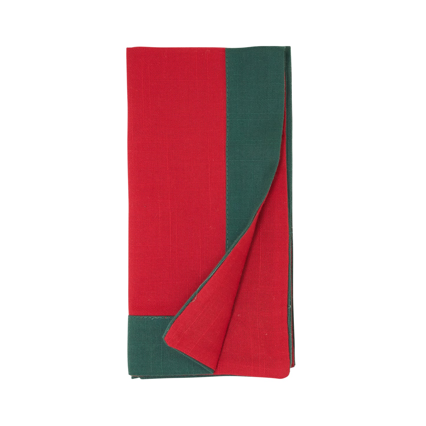 Red Two Tone Napkins 100% polyester, 20 Inch Square (4 pcs.)
