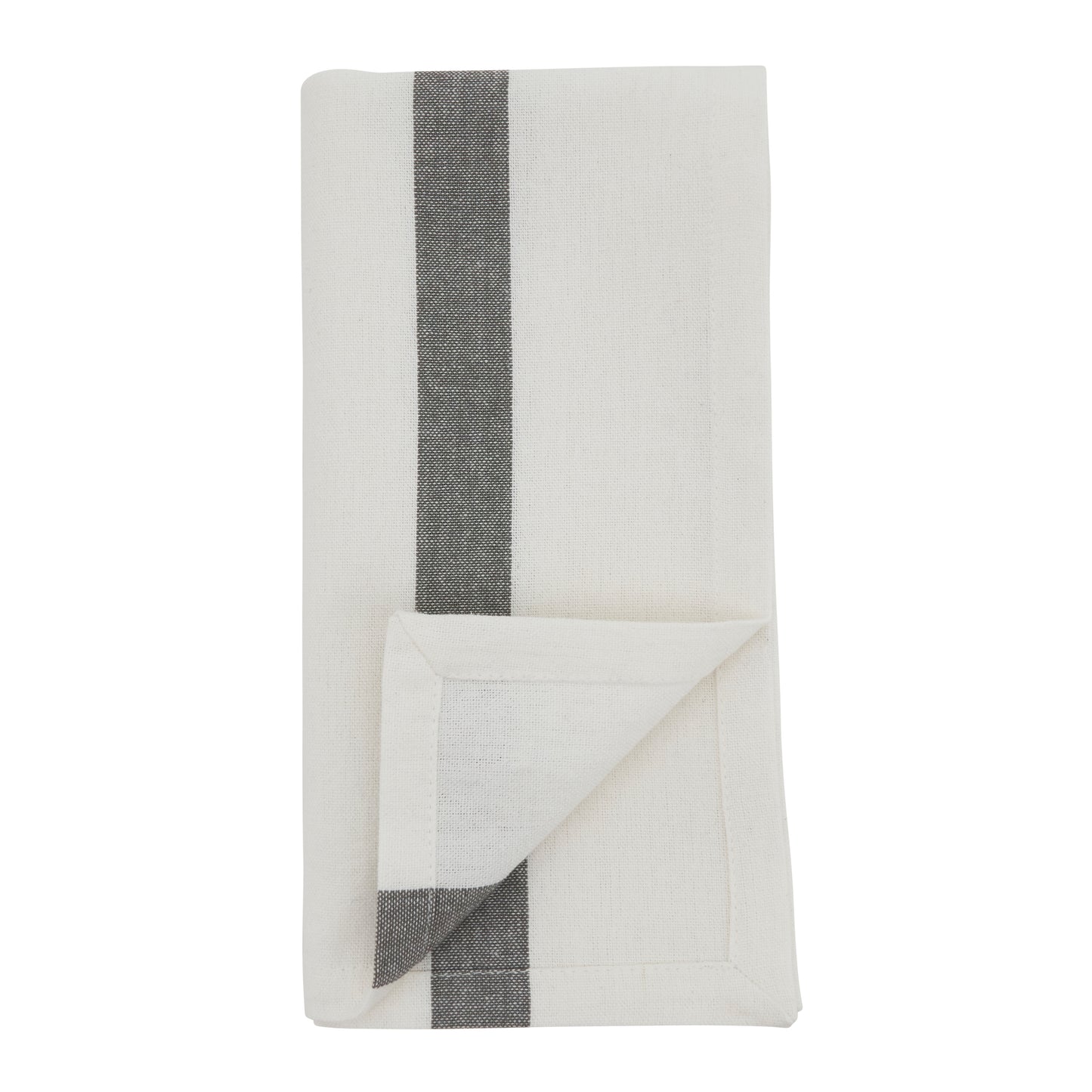 White Banded Napkins 100% cotton, 20 Inch Square (4 pcs.)