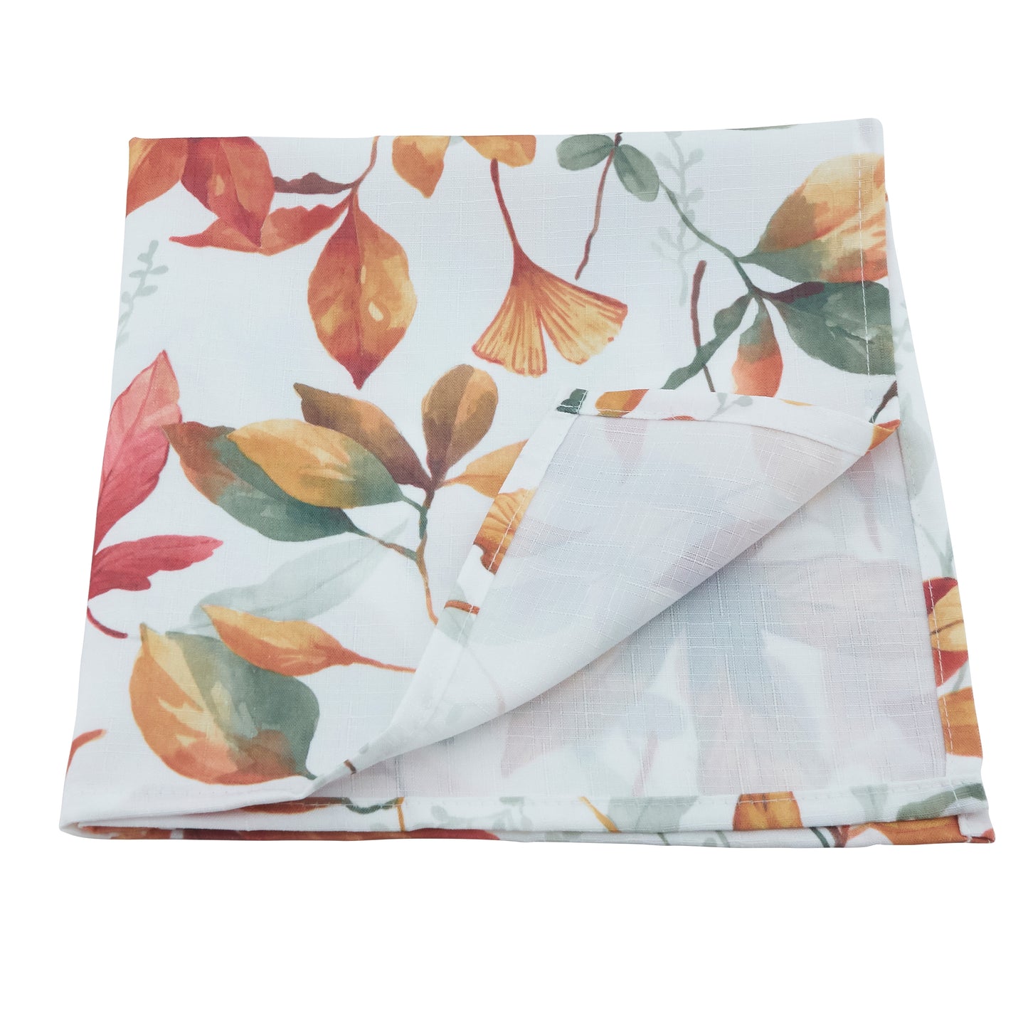 Multi Fall Leaf Napkins 100% polyester, 20 Inch Square (4 pcs.)