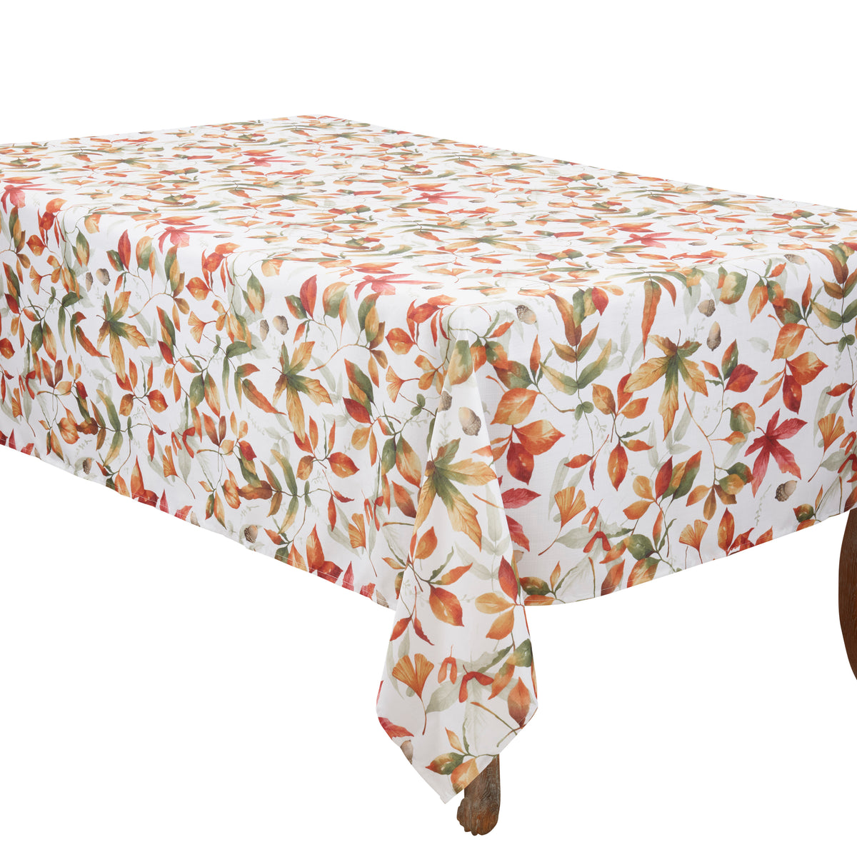 Multi  Fall Leaf Tablecloth  100% Polyester
