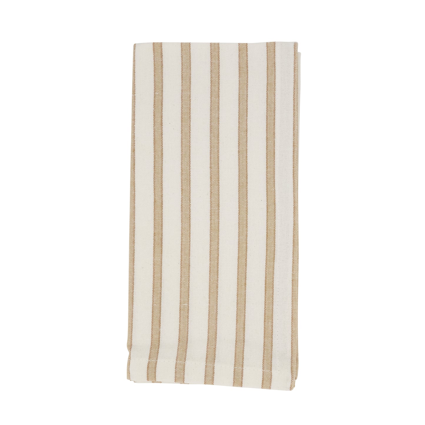 Natural Striped Design Napkins 100% cotton, 20 Inch Square (4 pcs.)