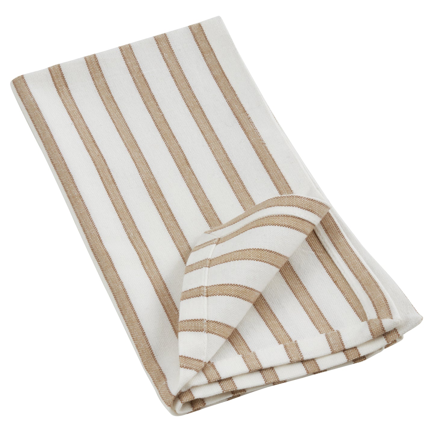 Natural Striped Design Napkins 100% cotton, 20 Inch Square (4 pcs.)