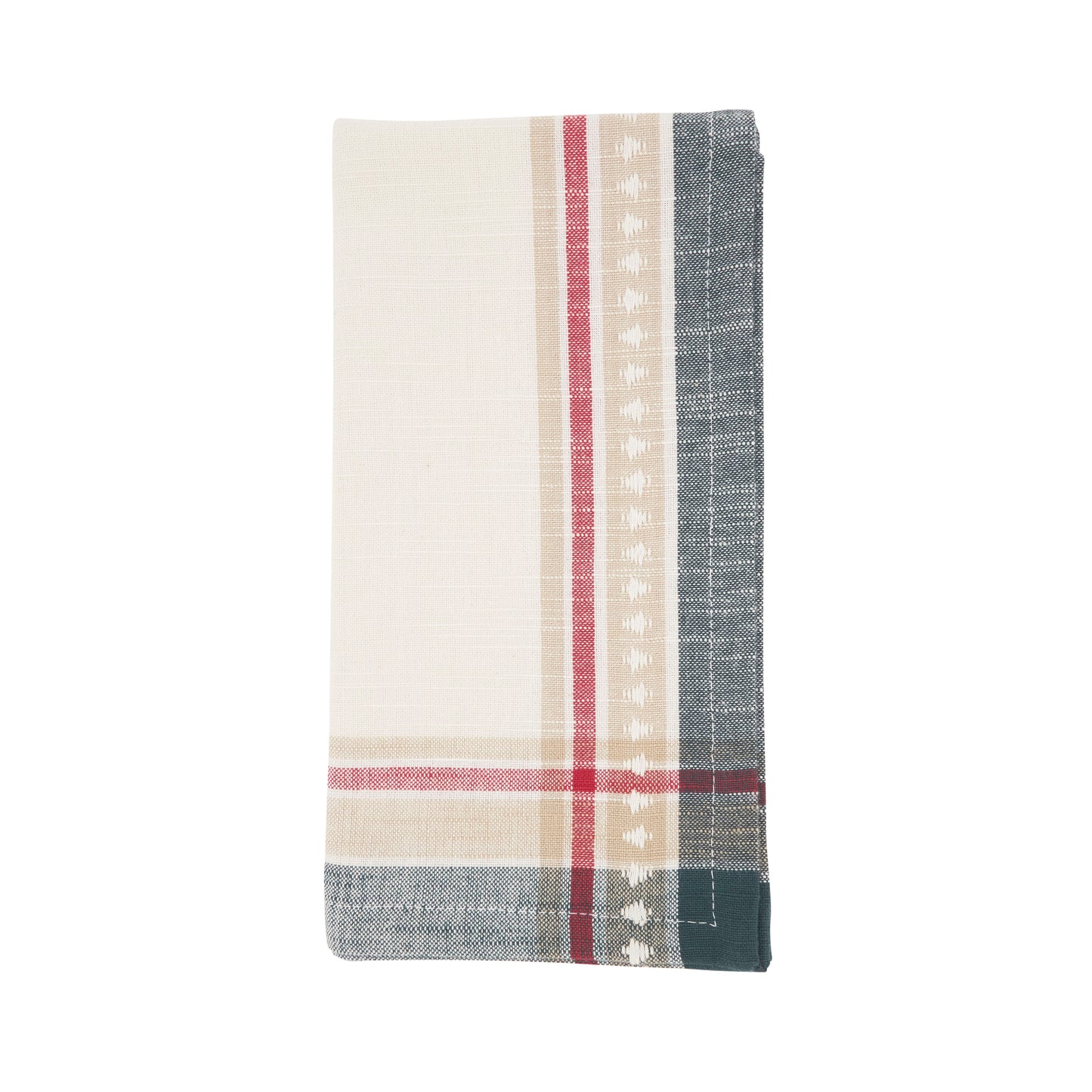 Multi Dobby Christmas Trees Napkins 100% cotton, 20 Inch Square (4 pcs.)