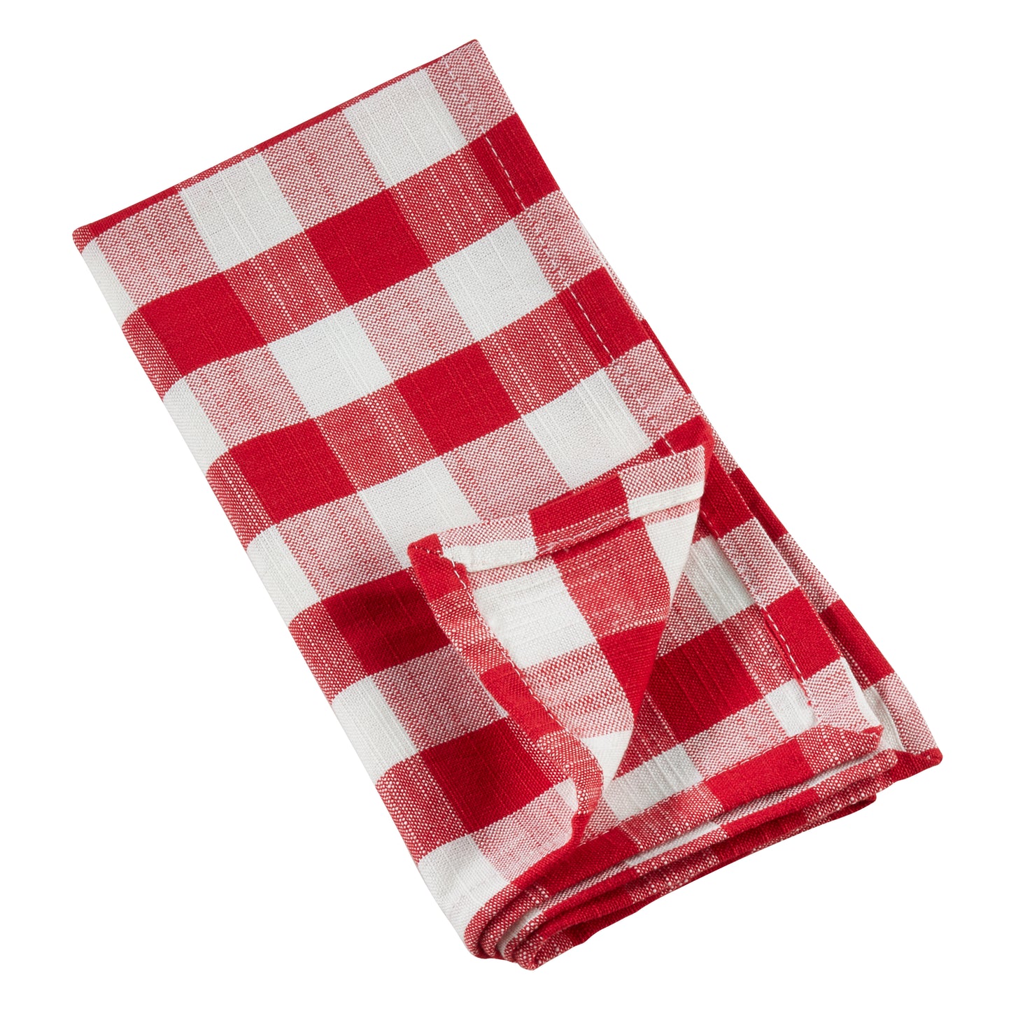 Red Gingham Design Napkins 100% cotton, 20 Inch Square (4 pcs.)