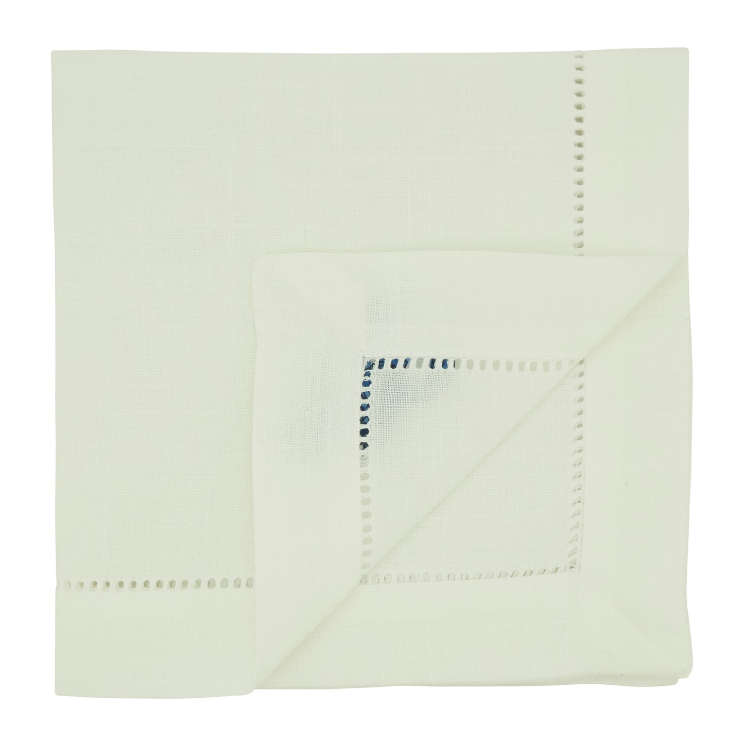White Embroidered Lobster Napkins 100% polyester, 20 Inch Square (4 pcs.)