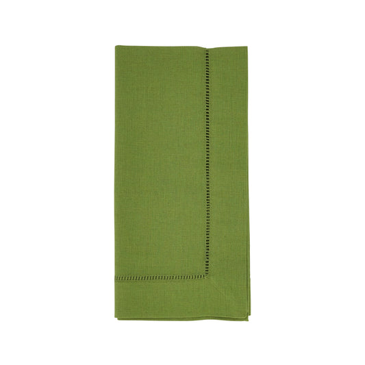 Kiwi Hemstitched Dinner Napkins 55% linen - 45% cotton, 20 Inch Square (12 pcs.)