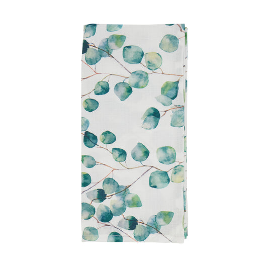 Eucalyptus Eucalyptus Leaf Napkins 100% Polyester, 20 Inch Square (12 pcs.)