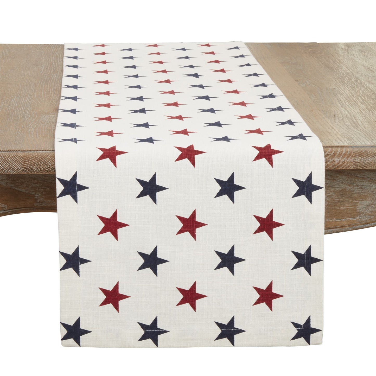 Patriotic / 4th of July Red/White/Blue Red and Blue Stars Table Runner, 100% cotton