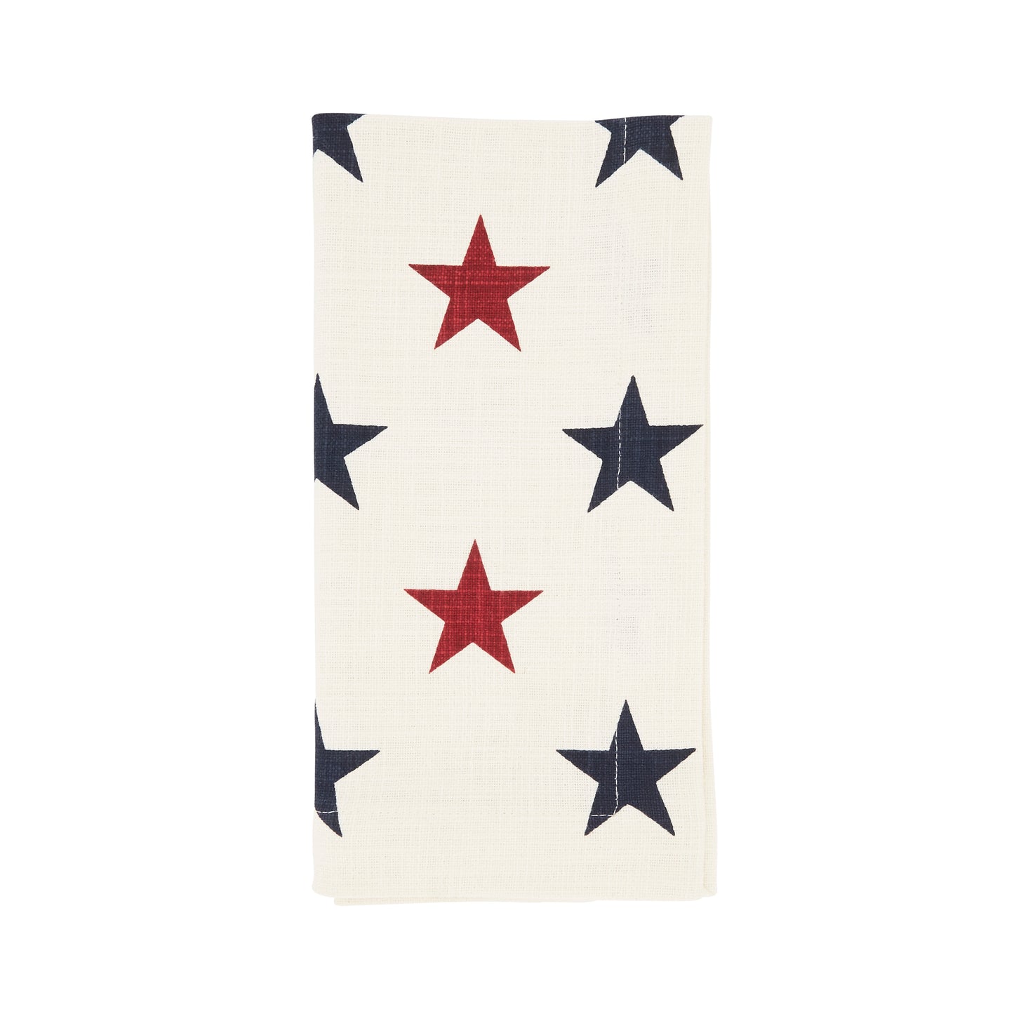 Red/White/Blue Red and Blue Stars Napkins 100% cotton, 20 Inch Square (4 pcs.)
