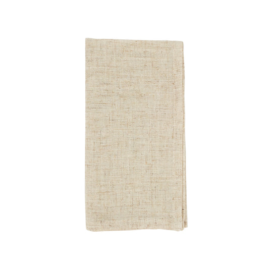 Natural Toscana Dinner Napkins (No Hemstitch) 80% polyester - 20% linen, 18 Inch Square (12 pcs.)