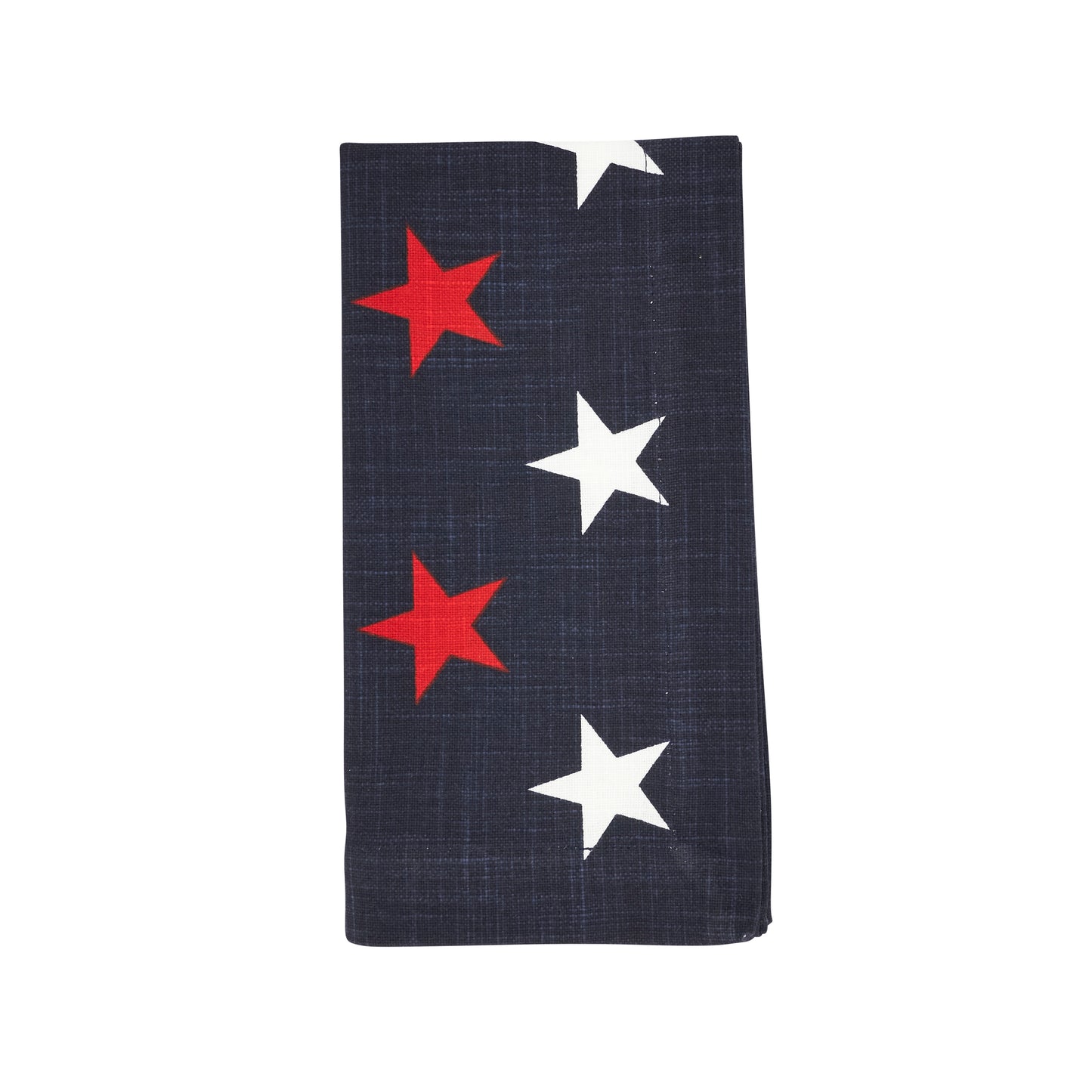 Red/White/Blue Americana Stars Napkins 100% cotton, 20 Inch Square (4 pcs.)