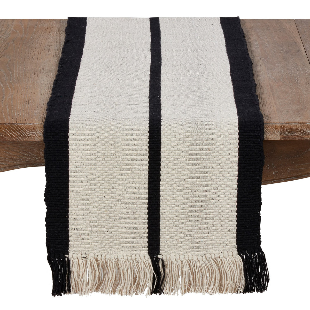Everyday / All Season Multi Striped Rug Table Runner, 100% COTTON