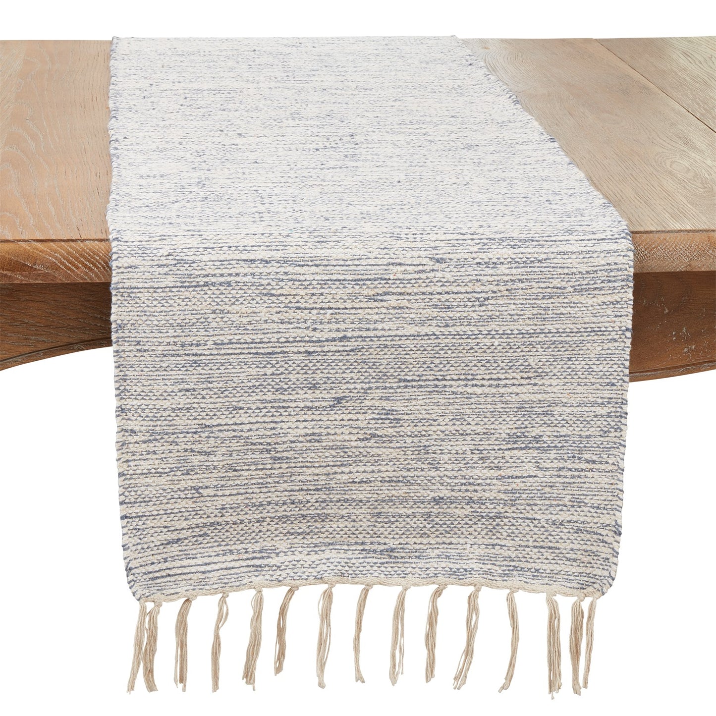 Everyday / All Season Blue Handloom Table Runner, 70% cotton - 30% synthetic fibers