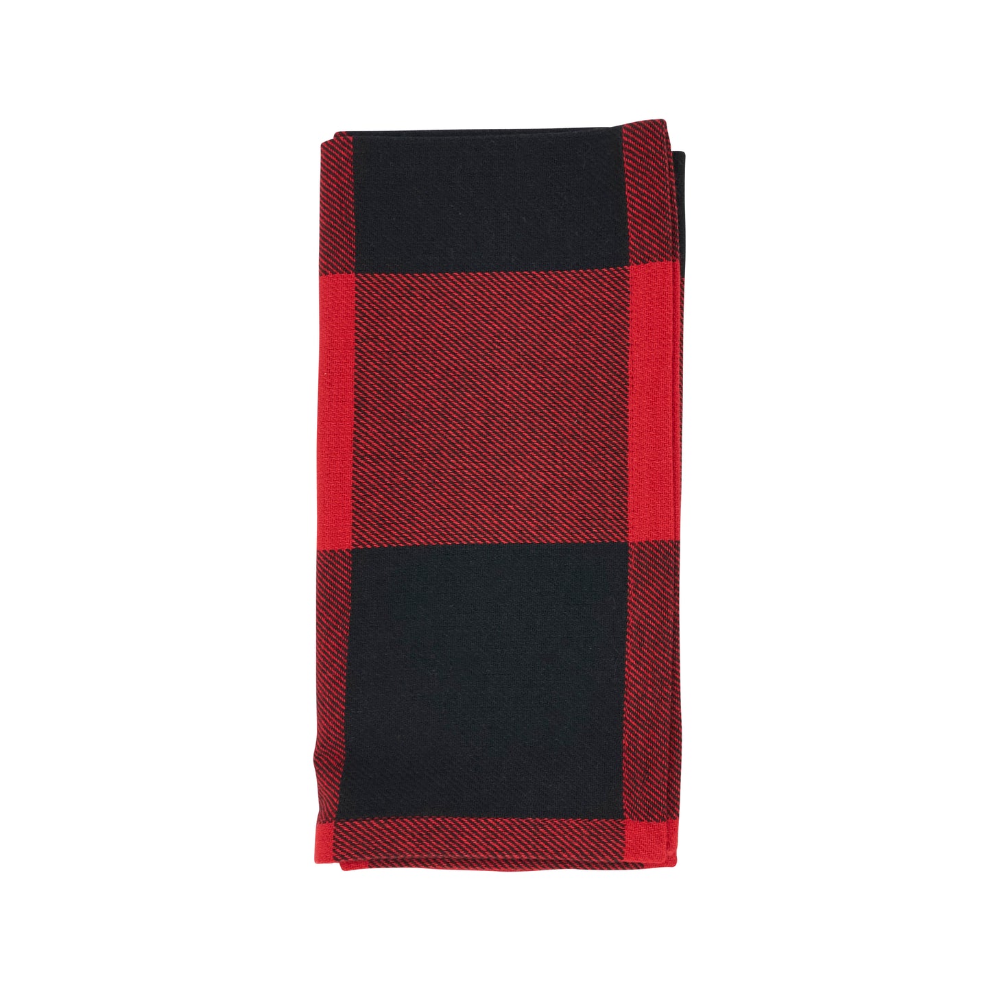 Red Buffalo Plaid Napkins 100% cotton, 20 Inch Square (4 pcs.)